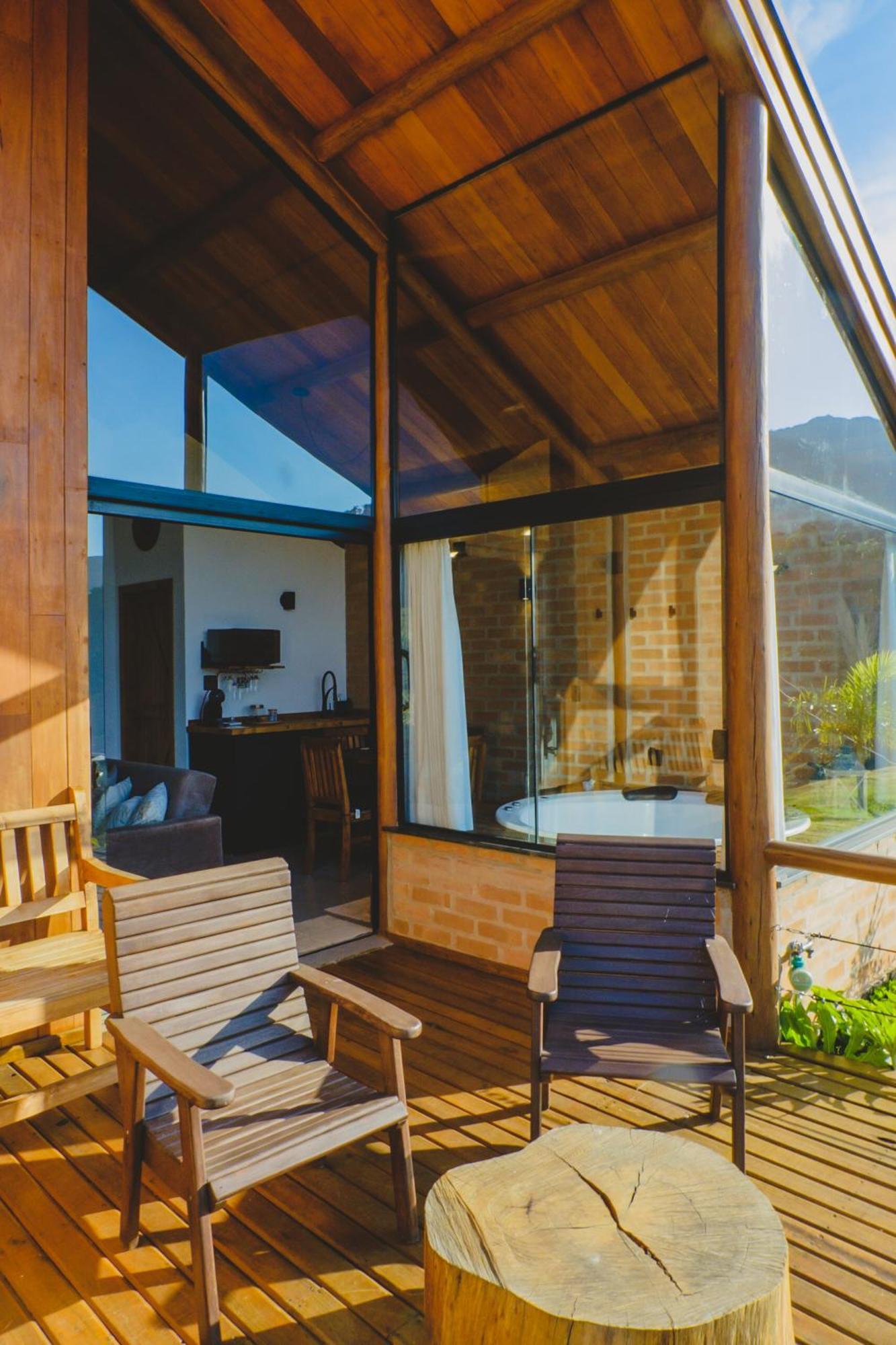 Pousada Ho'Oponopono Chalets & Wine Sapucaí-Mirim Kültér fotó